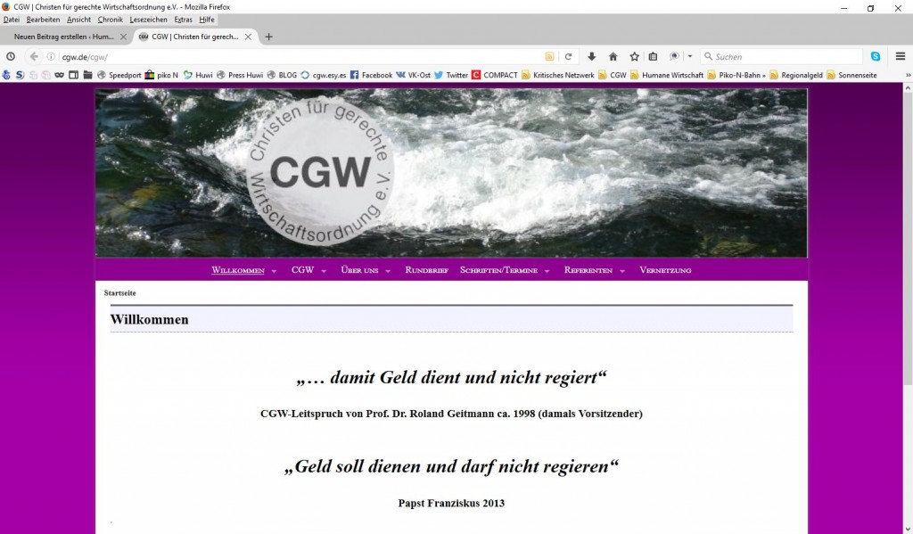 CGW-Webseite